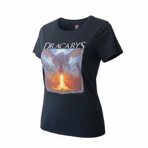 Black Game of Thrones Dracarys Graphic T-Shirt